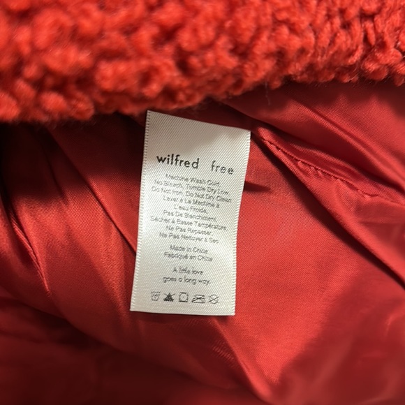 Aritzia Wilfred Free Sherpa Coat - Picture 3 of 5